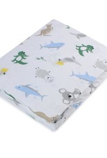 Bubba Blue Bubba Blue Aussie Animal Jersey Cot Fitted Sheet