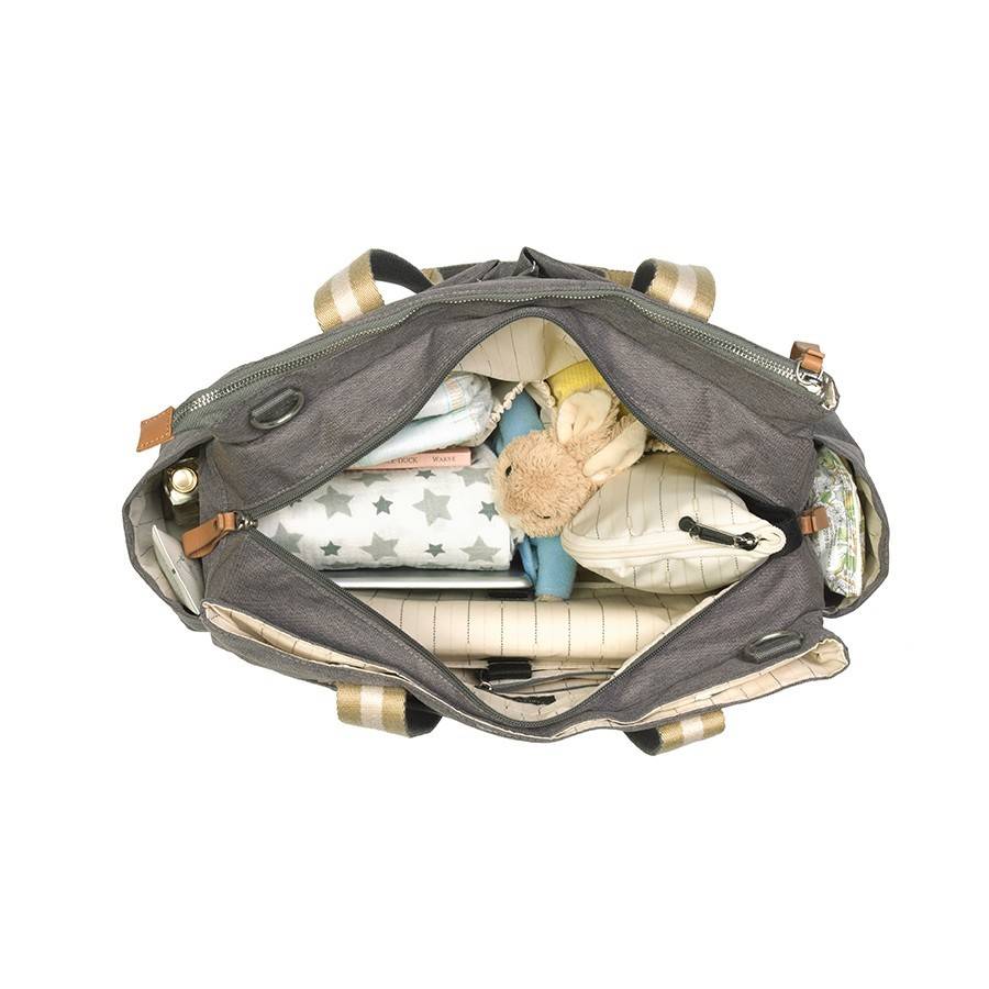 Storksak Storksak Travel Shoulder Bag Grey