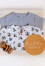Snuggle Hunny Kids Snuggle Hunny Short Sleeve Bodysuit Zen
