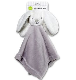 Playette Playette My Blankie Friend Bunny - White/Grey