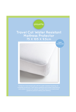 Playette Playette Travel Embossed Mattress  Protector - White