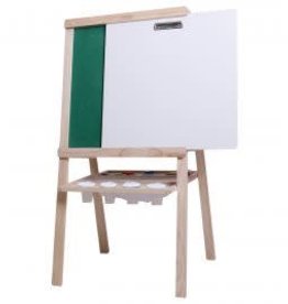 Tikk Tokk Tikk Tokk Little Boss 5-in-1 Pine Wood Easel - Natural