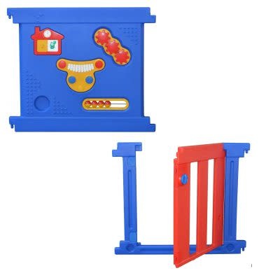 Tikk Tokk Tikk Tokk Advanced Nanny Panel Playpen Extension Kit (gate & Activity Panel) Multi Coloured