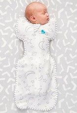 Love To Dream Love To Dream Swaddle UP™ Bamboo Original 1.0 TOG Cream - Moon & Stars