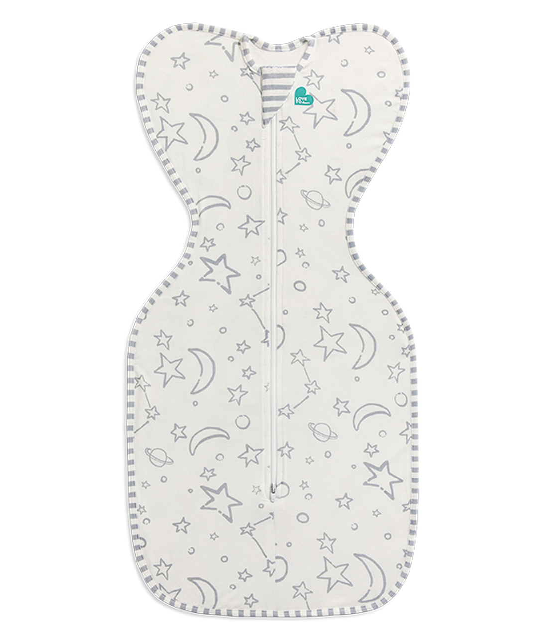 Love To Dream Love To Dream Swaddle UP™ Bamboo Original 1.0 TOG Cream - Moon & Stars