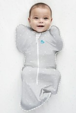 Love To Dream Love To Dream Cotton Swaddle UP Lite 0.2 Tog Grey