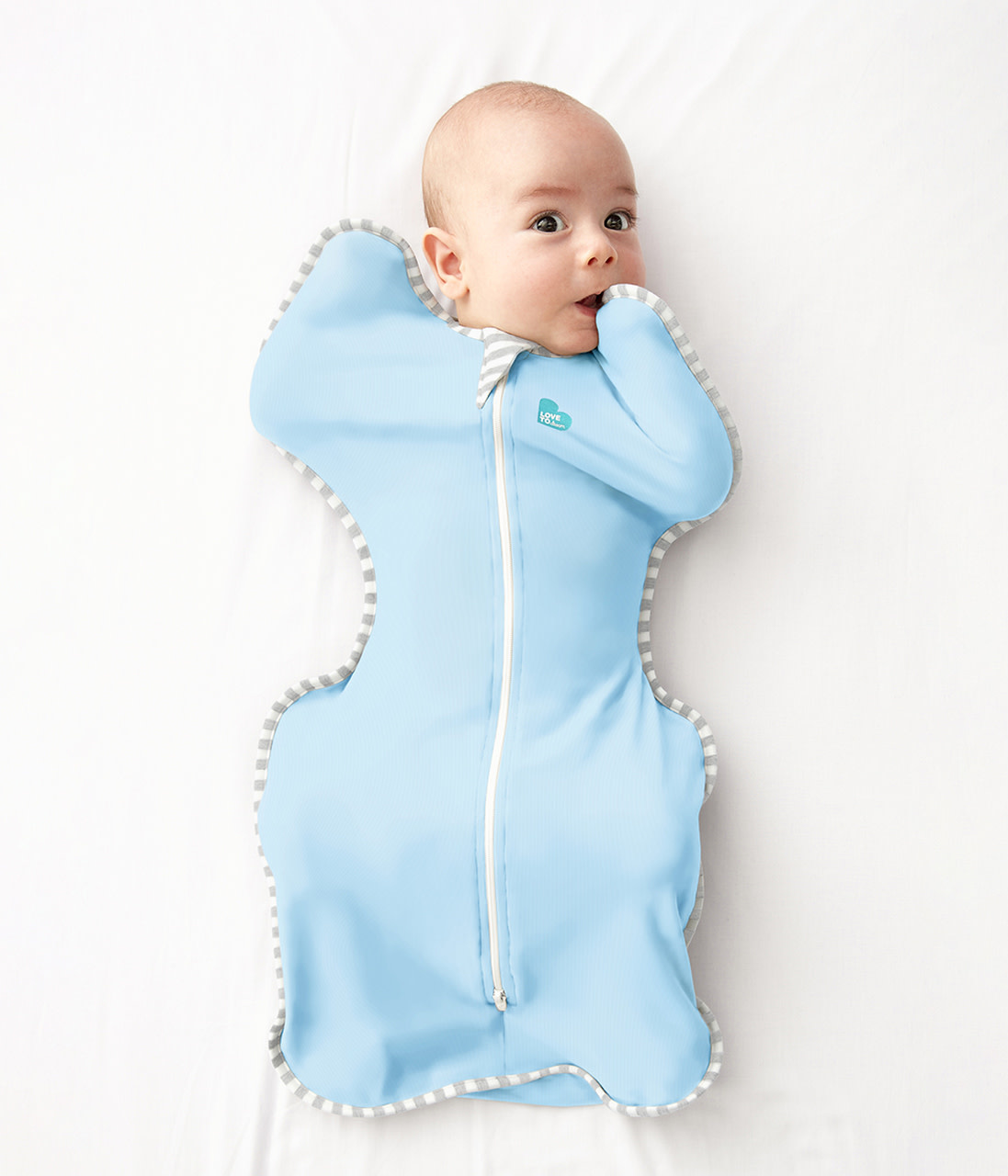 Love To Dream Love To Dream Swaddle UP™ Lite 0.2 TOG Light Blue