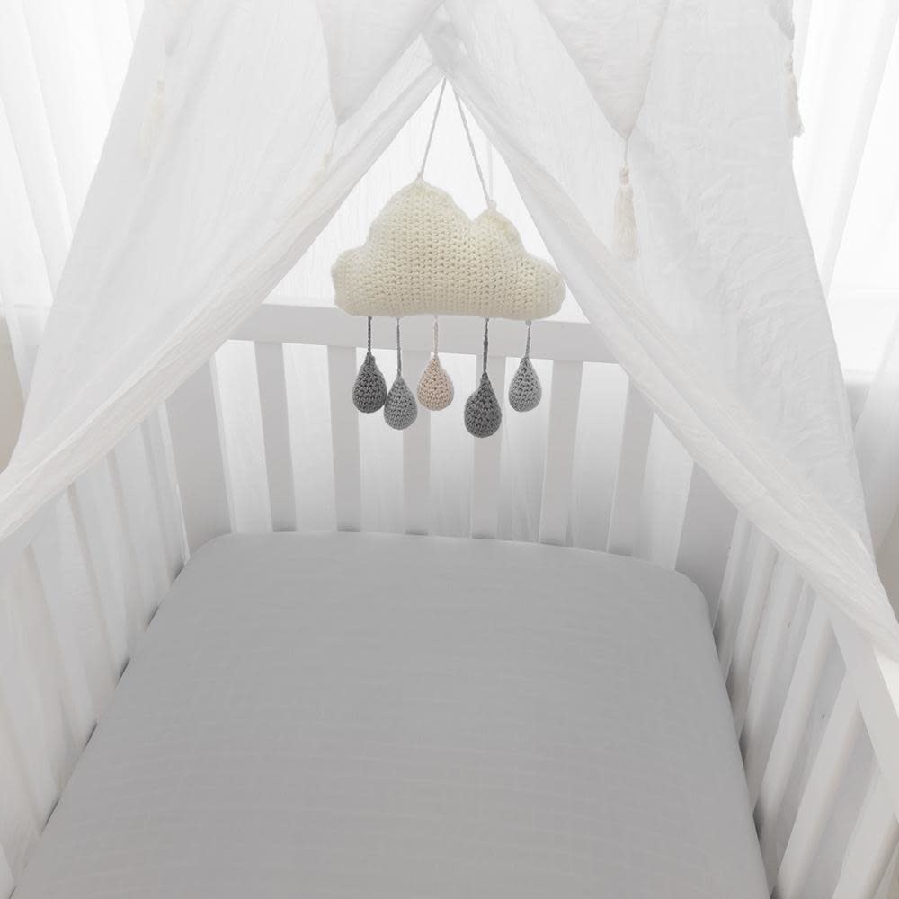 Living Textiles Living Textiles Dandelion Organic Muslin 2pk Cot Fitted Sheet