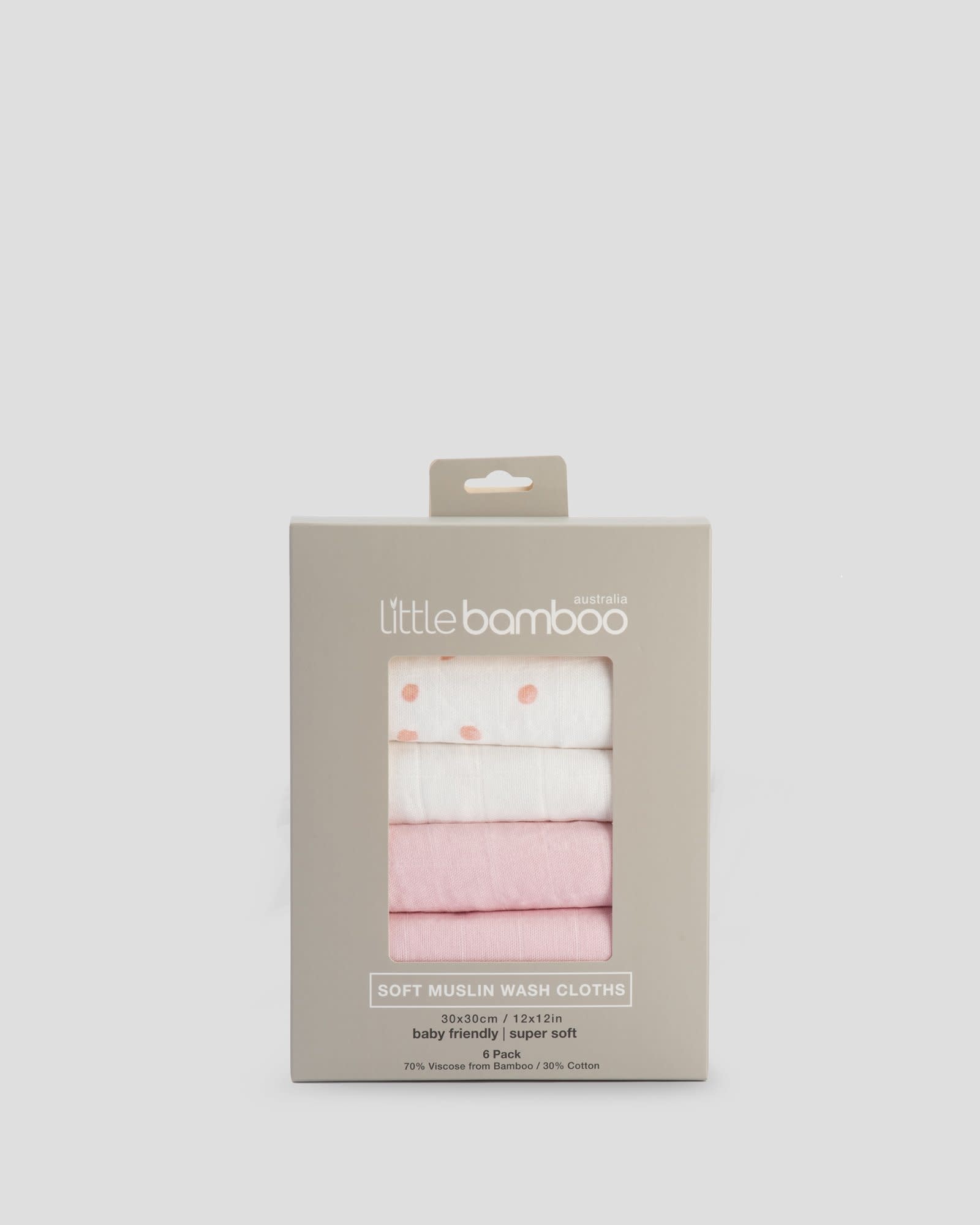 Little Bamboo Little Bamboo Wash Cloths - 6 Pack