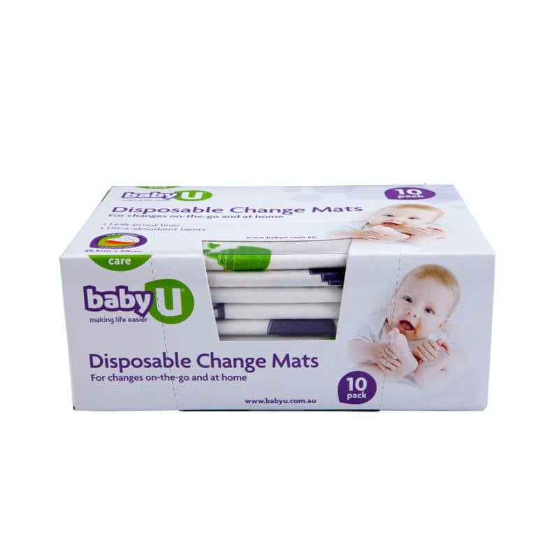 Baby U Baby U Disposable Change Mats 10pk