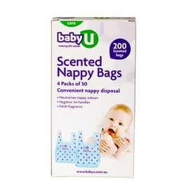 Baby U Baby U Scented Nappy Bags 200pk