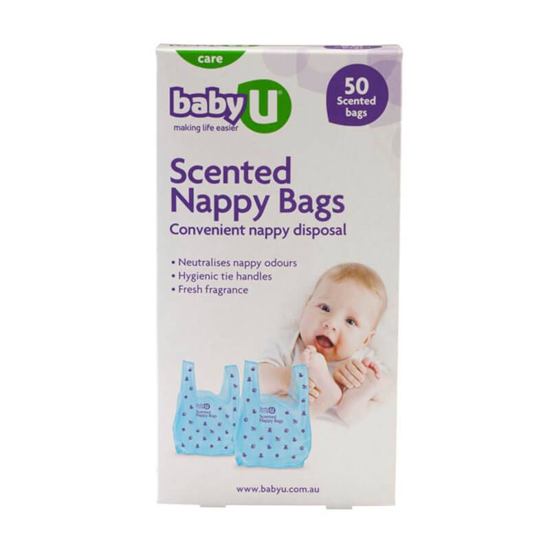 Baby U Baby U Scented Nappy Bags 50pk