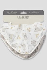Little Linen Little Linen Bib 2 Pack - Cheeky Koala