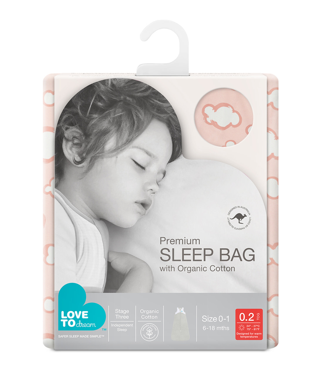 Love To Dream Love To Dream Organic Sleep Bag 0.2 TOG