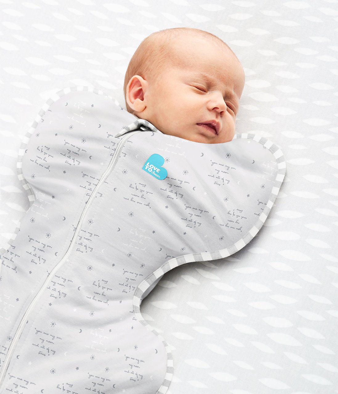 Love To Dream Love To Dream Swaddle Up™ Lite 0.2 TOG Grey You Are My