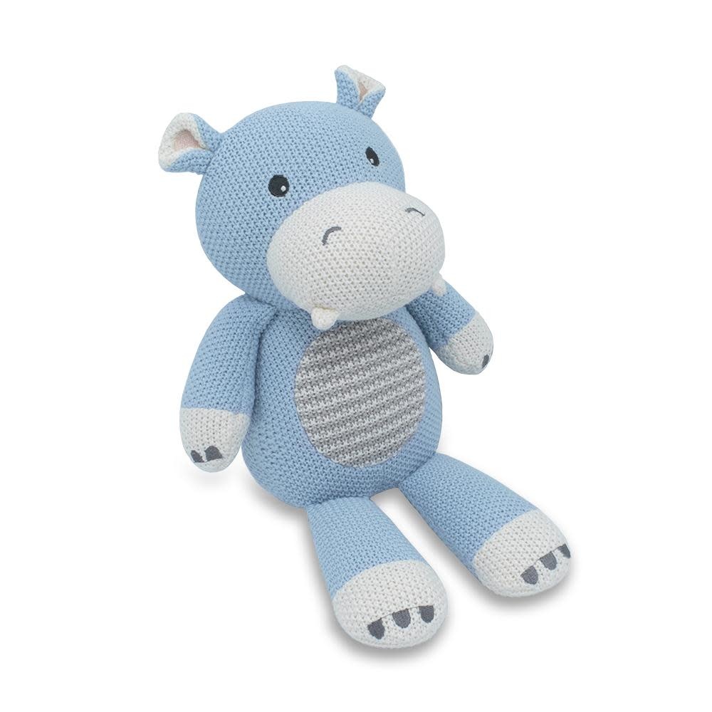 Living Textiles Living Textiles Whimsical Softie Toy - Henry the Hippo