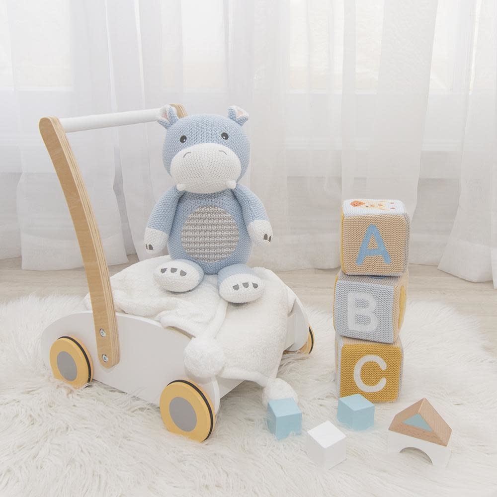 Living Textiles Living Textiles Whimsical Softie Toy - Henry the Hippo