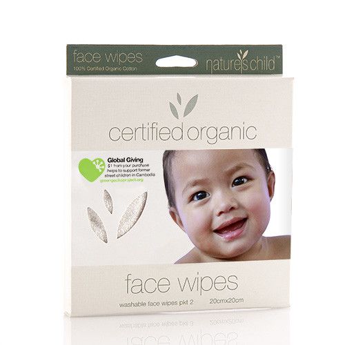Natures Child Natures Child Face Wipes – 2 pack