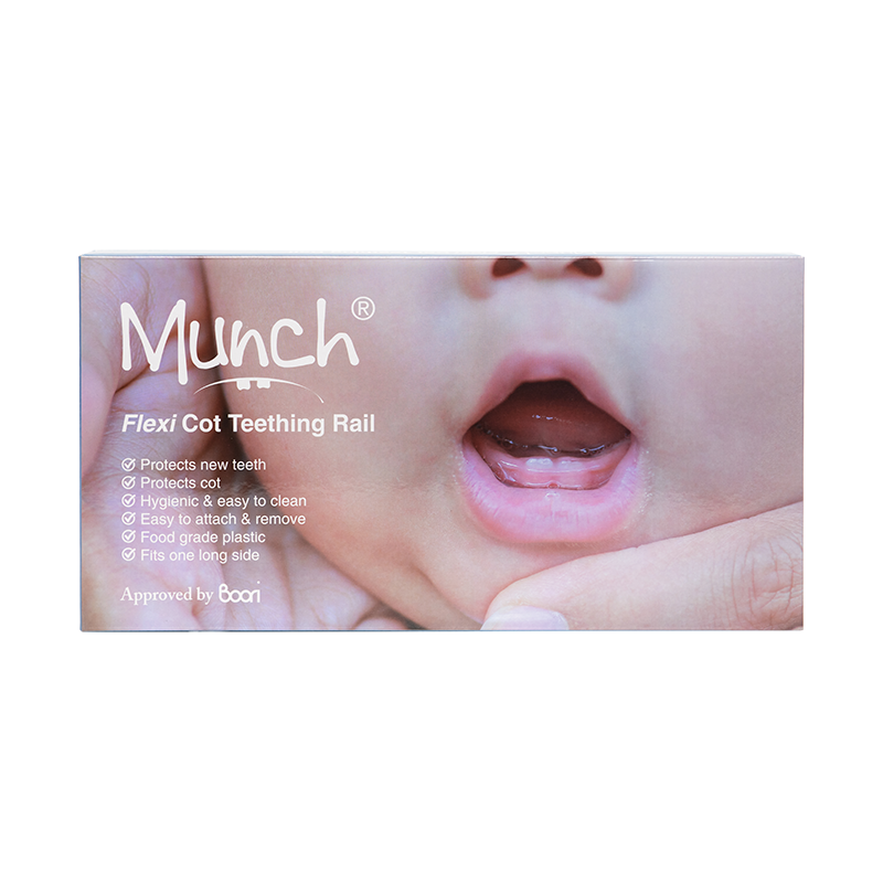 Munch Cot Teething Rail Flexi Clear