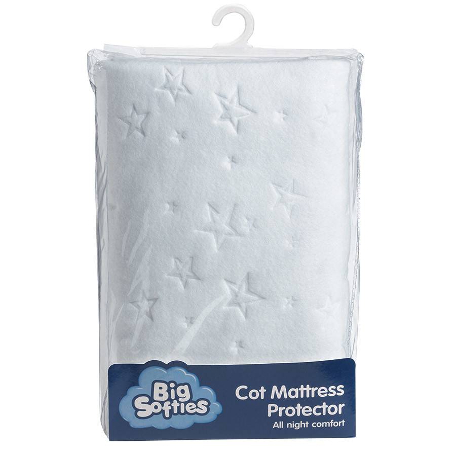 Big Softies Big Softies Cot Mattress Protector White