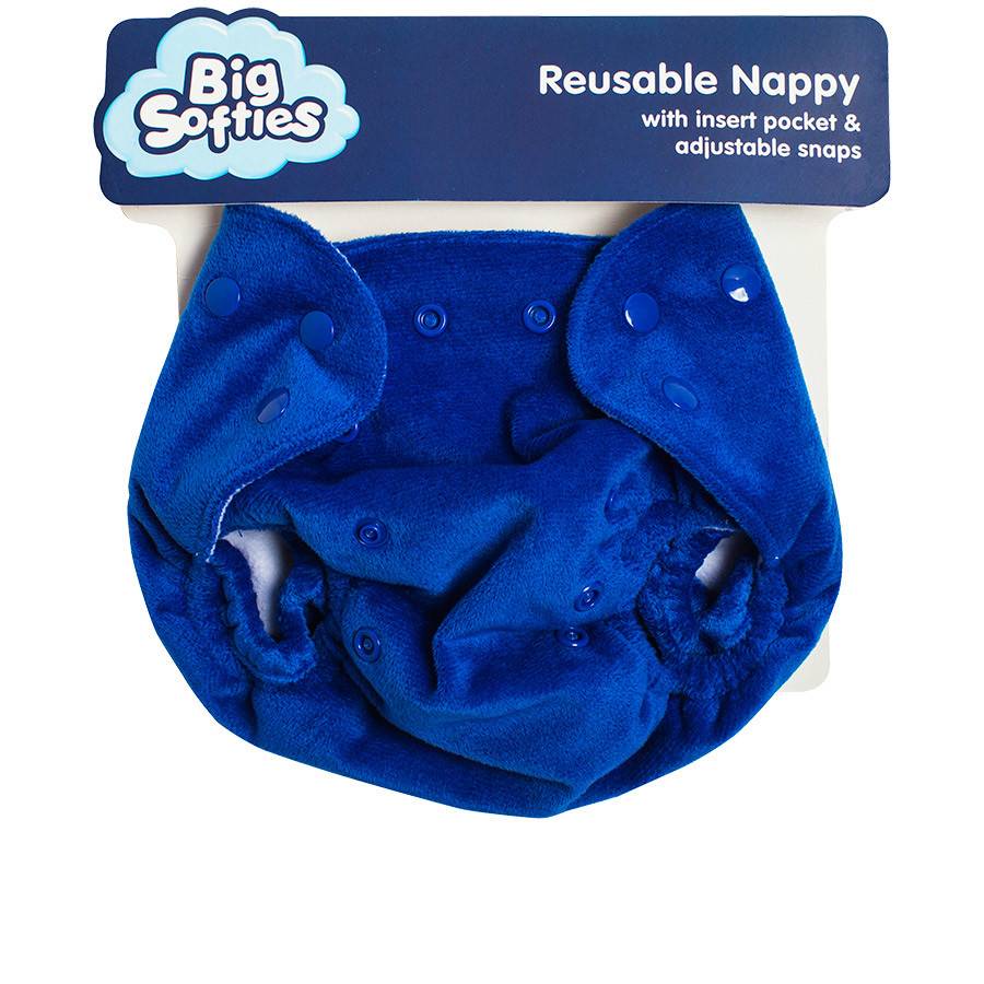 Big Softies Big Softies Minky Nappy Cover Plain - Reusable