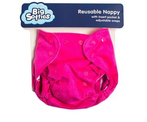 Big Softies Minky Nappy Cover Plain Reusable Sweet Lullabies