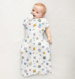 Love To Dream Love to Dream Swaddle Up™ Transition Bag Lite 0.2 TOG Space Print White - Designer Collection