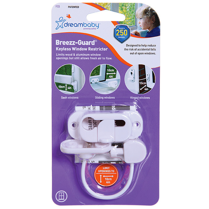 Dreambaby Dreambaby Breezz Guard Keyless Window Restrictor White 1 Pack