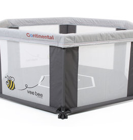 Veebee Veebee 6 Sided Play Yard - Marble Grey