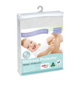 Protect-A-Bed Protect-A-Bed Mattress Protector Tencel Fitted Cot (130cmx68cm)