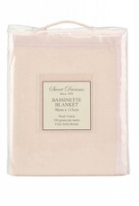 Sweet Dreams Sweet Dreams Bassinette Satin Bound Blanket