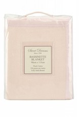 Sweet Dreams Sweet Dreams Bassinette Satin Bound Blanket