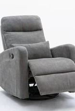Cocoon Cocoon Plush Reclining Glider Chair Dove Grey
