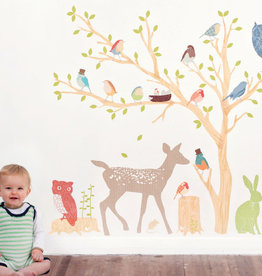 Love Mae Love Mae Extra Large Decals - Woodland Scene - Earthy