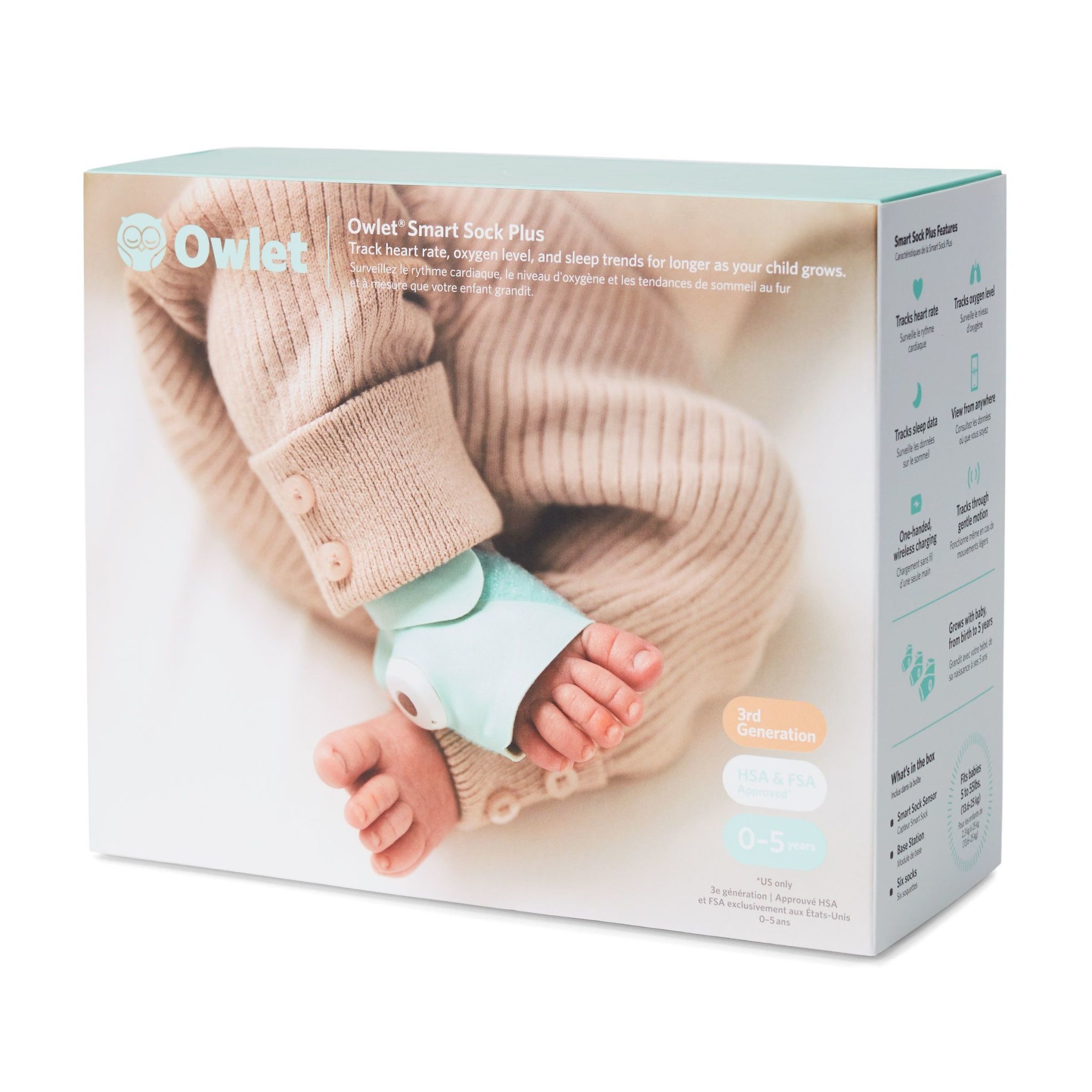 Owlet Owlet Smart Sock 3 / PLUS  (to Age 5)
