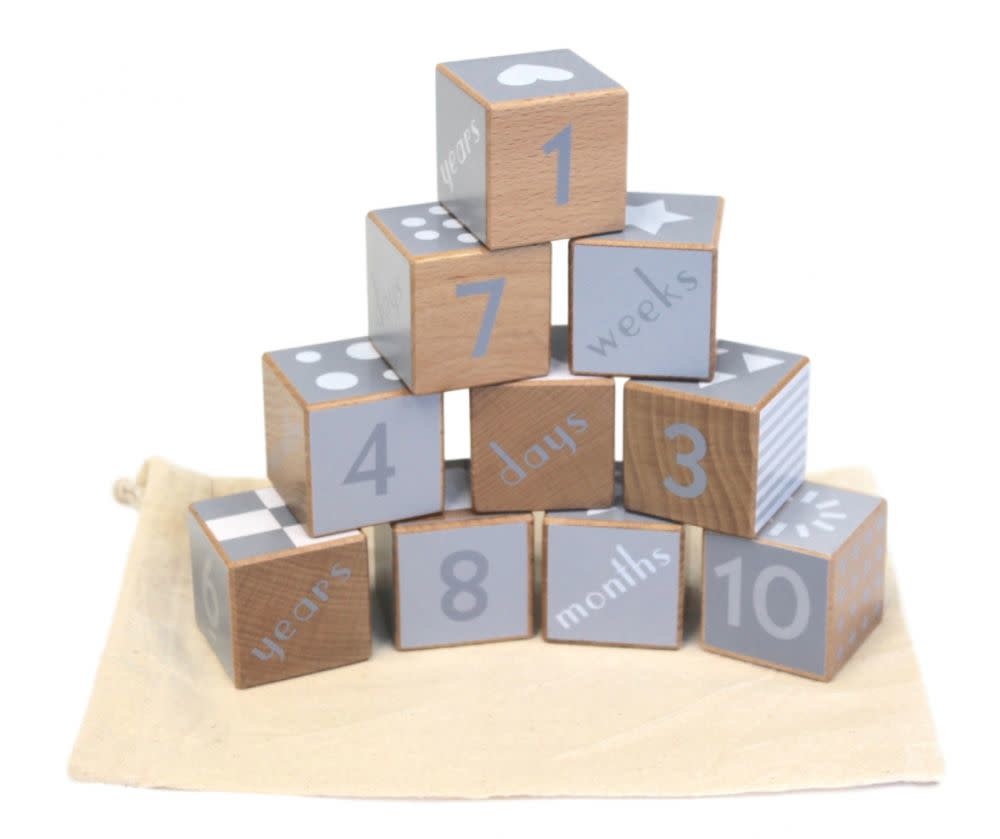 Discoveroo Discoveroo Wooden Shape & Number Blocks