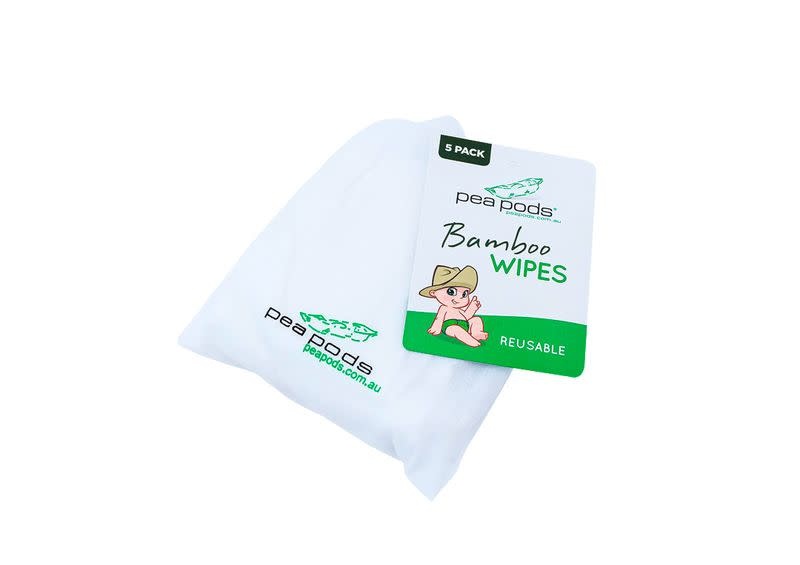 Pea Pods Pea Pods Re-usable Wipes 5 Pack