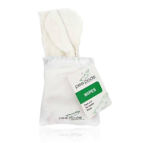 Pea Pods Pea Pods Re-usable Wipes 5 Pack