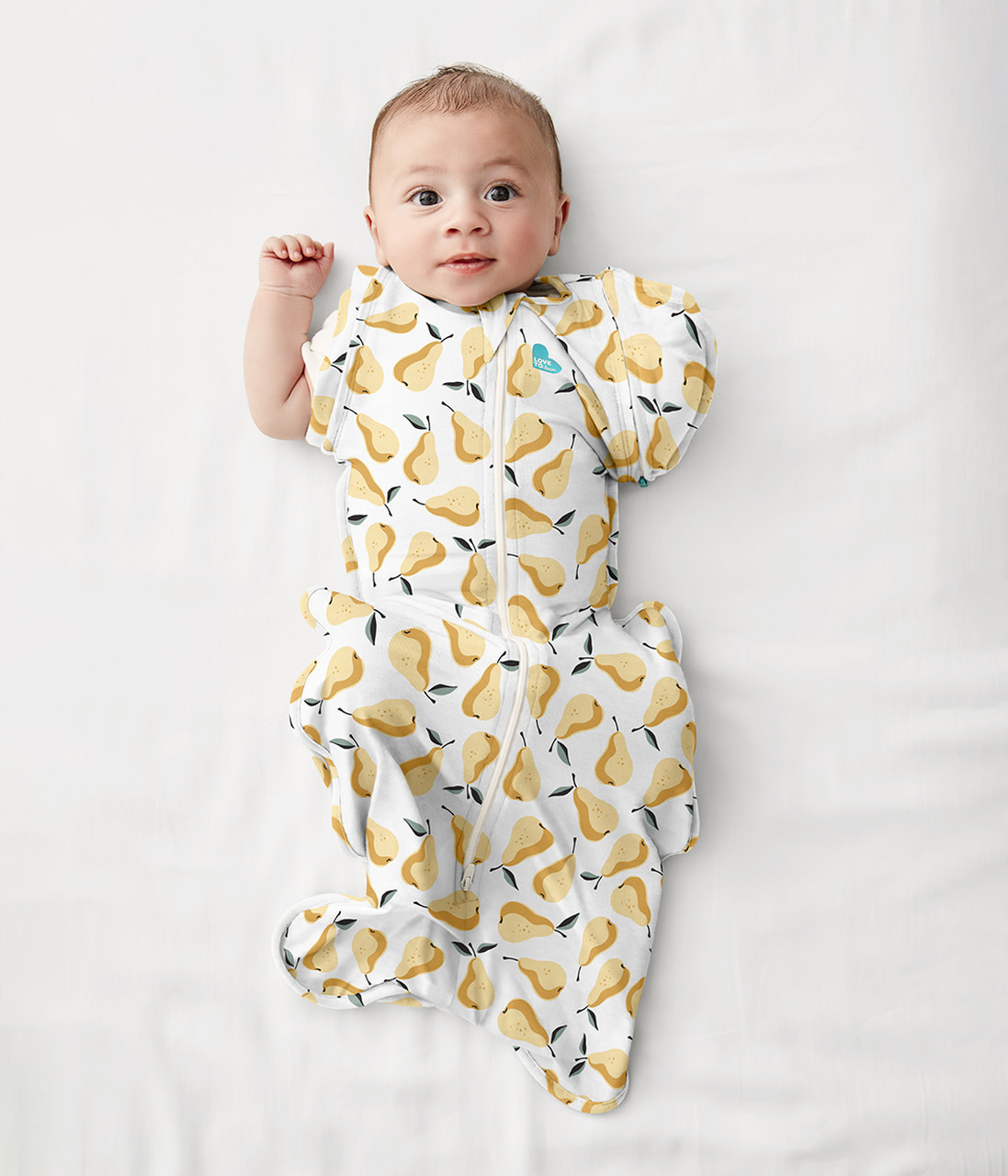 Love To Dream Love To Dream Designer Collection 1.0 Tog Swaddle Up™ Transition Bag Orginal - Ochre - Pears