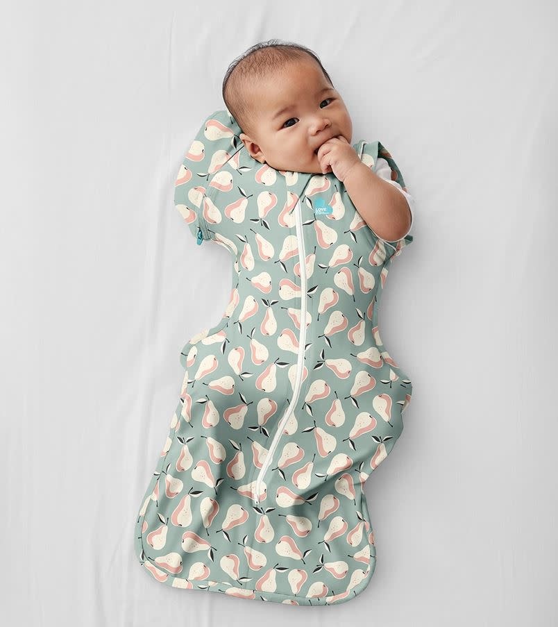 Love To Dream Love To Dream Designer Collection 1.0 Tog Swaddle Up™ Transition Bag Orginal - Olive - Pears