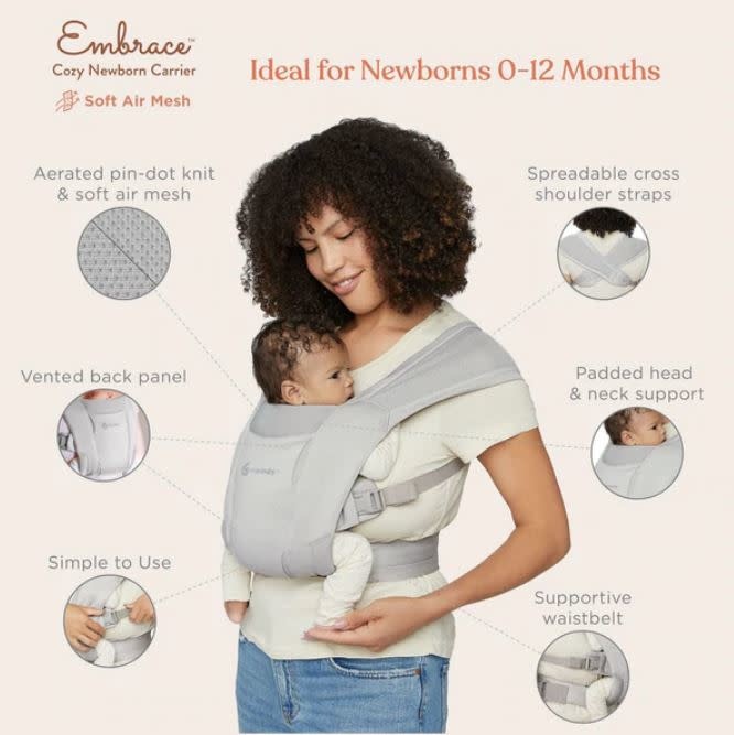 ErgoBaby Ergobaby Embrace Soft Air Mesh Carrier