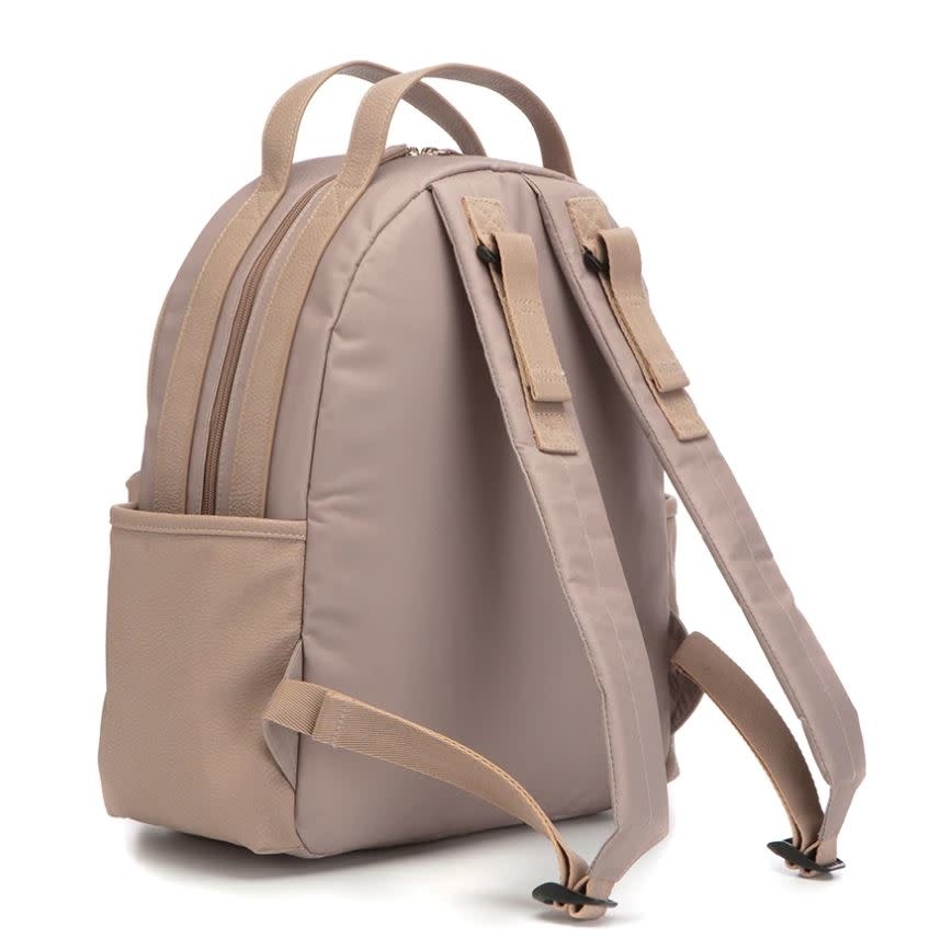 Babymel Babymel Lola Vegan Leather Almond Backpack