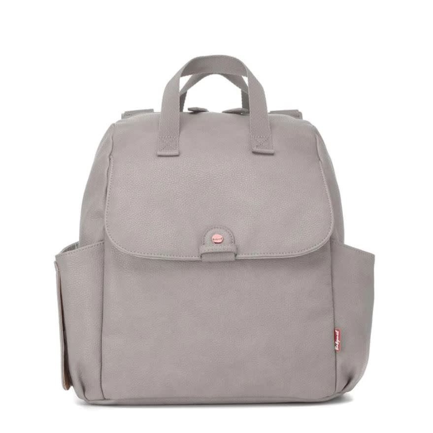 Babymel Babymel Robyn Convertible Backpack Faux Leather Pale Grey