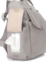 Babymel Babymel Robyn Convertible Backpack Faux Leather Pale Grey