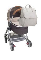 Babymel Babymel Robyn Convertible Backpack Faux Leather Pale Grey