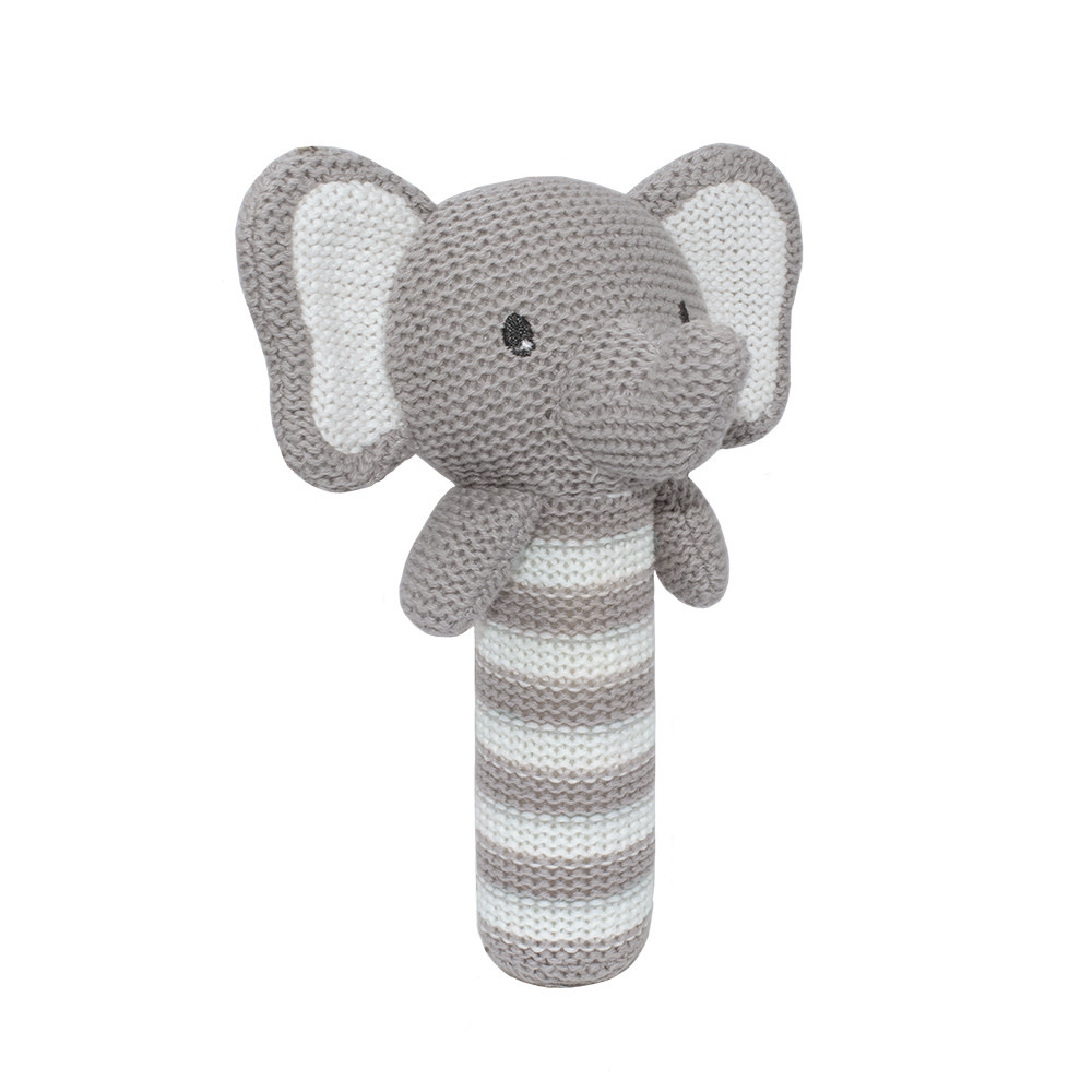Living Textiles Living Textiles "Squeeze Me" Squeakers - Boy Elephant