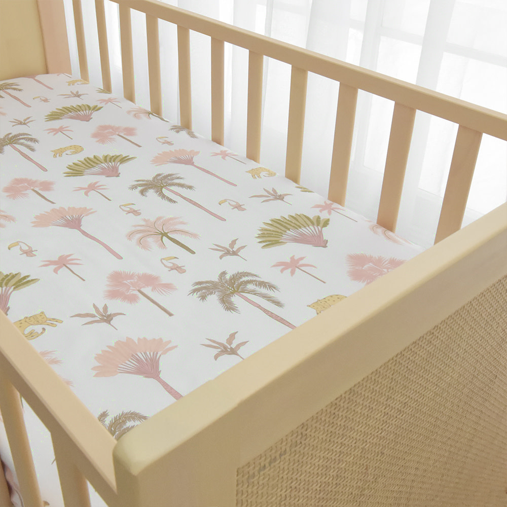 Lolli Living Lolli Living Cot Fitted Sheet - Tropical