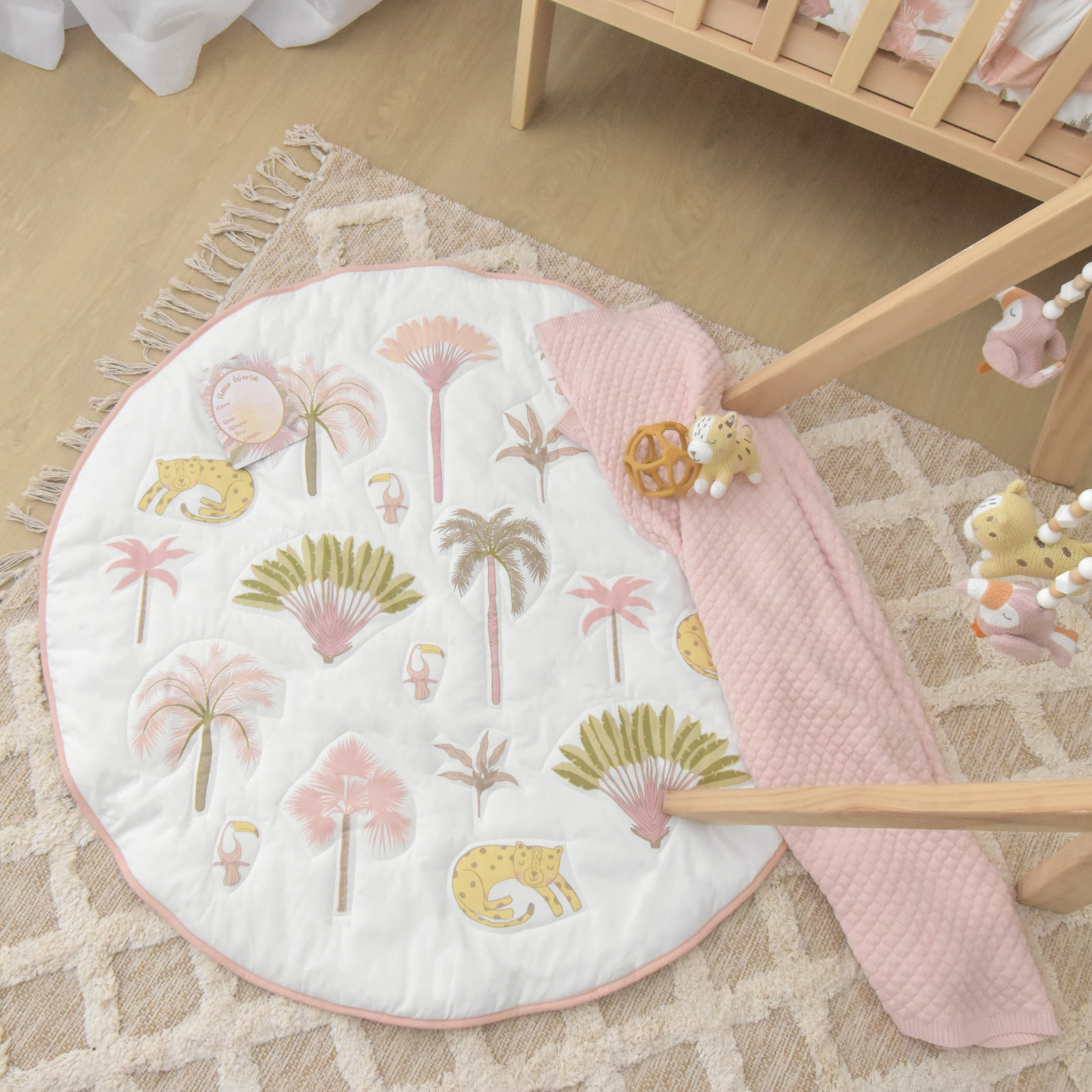 Lolli Living Lolli Living Round Play Mat - Tropical