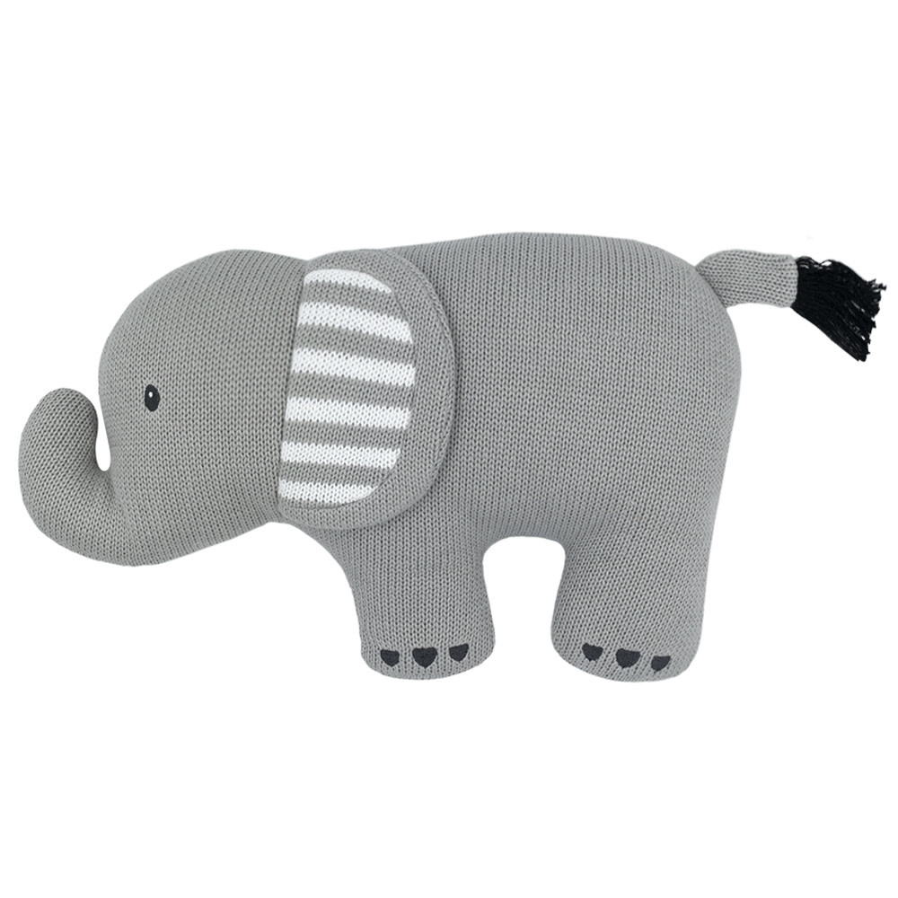 Lolli Living Lolli Living Character Knit Cushion - Elephant