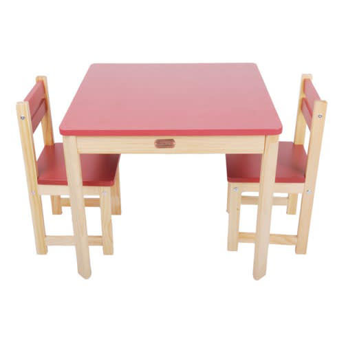 Tikk Tokk Tikk Tokk Little Boss 3 Piece Square Table & Chair Set